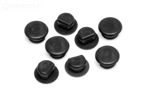 HPI86664 Rubber afdicht dop Ø6-H5 mm, 8 st.