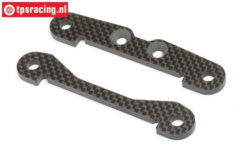 HPI87405 Koolstof Draagarm pen strip achter, set