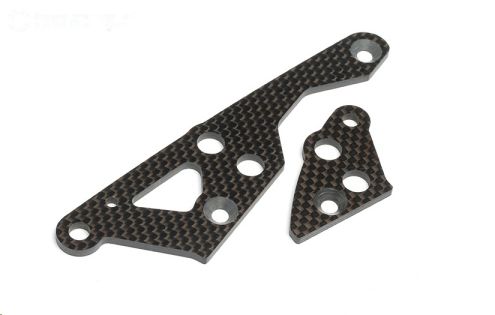 HPI87454 Koolstof Motor steun plaat rechts, Set