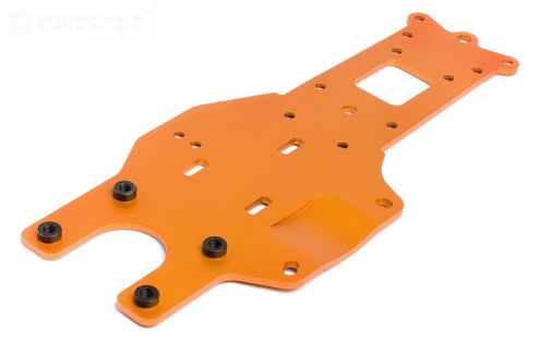 HPI87482 Chassis plaat achter onder Oranje, 1 st.
