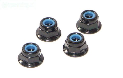HPIZ684 Stalen Borgmoer met flens M4, 4 St.