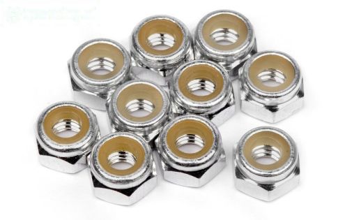 HPIZ866 Aluminium borgmoer M4 Zilver, 10 St.