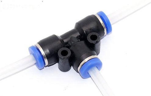 TPS0968/02 Hydraulische T Stuk Ø4 mm, 1 St.
