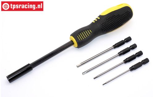 TPS0280/12 HSS Inbus pennen met bit houder, Set