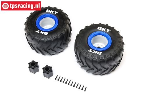LOS-1819 LOSI LMT Monster Truck band Medium blauw, set