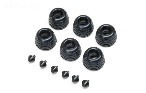 LOS-2288 Promoto-SM zij steunen rubber rollen, set