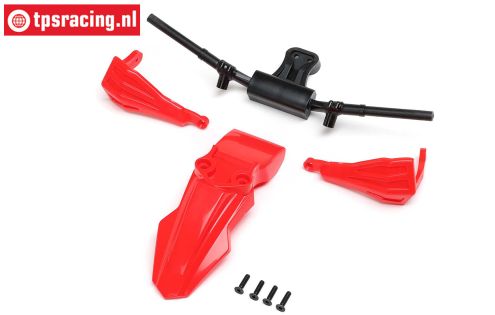 LOS-2307 Promoto-SM spatbord/stuur rood, set