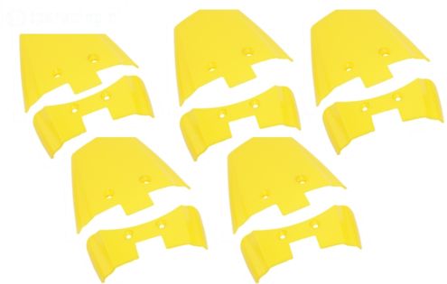 LOS-3265 PROMOTO Spatbord achter geel, Set