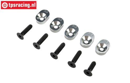 LOS-4140 LOSI 5IVE-TG Motor Plaatjes 20,5/67T, 5 st.