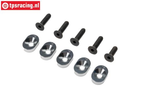 LOS-4156 LOSI 5IVE-TG Motor Plaatjes 18/67T, 5 st.