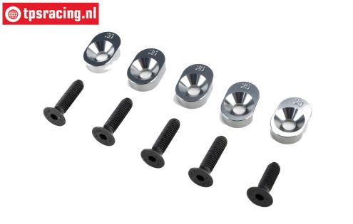 LOS-4138 LOSI 5IVE-TG Motor Plaatjes 19/67T, 5 st.