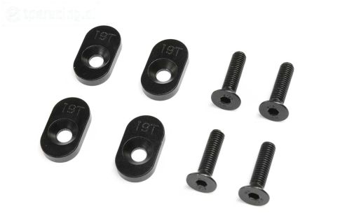 LOS252137 LOSI DBXL 2.0 Motor platen 19T, 4 st.