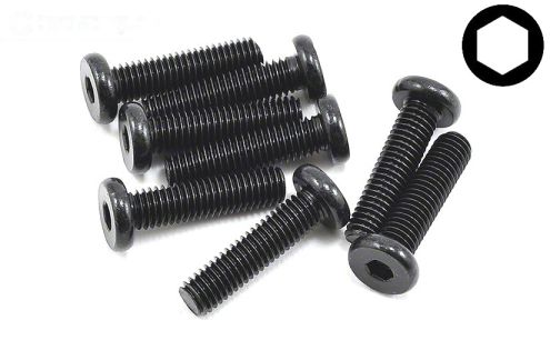 LOS255004 LOSI Inbus lage kop M5-L16 mm, 8 st.