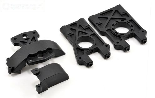 LOSB2545 Diff. houders midden LOSI 5T-BWS, Set
