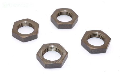 TPSB3227/06 Aluminium Wielmoer Gun-Metal 25 mm, 4 st.
