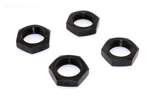TPSB3227/02 Aluminium Wielmoer Zwart 25 mm, 4 st.