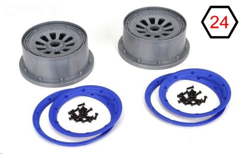 LOSB7027/B Velgen grijs-blauw Ø120-B60 mm, Set