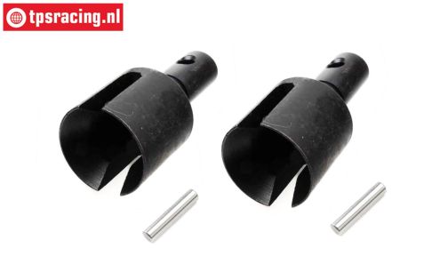 LOS-3682 LOSI 5IVE-T Differentieel as voor-achter, 2 st.