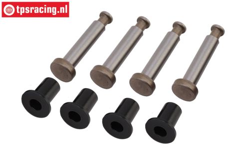 LOS-3650 LOSI 5IVE-T Stalen voor fusee bus & pen, set