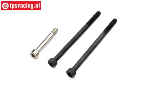 LOS-3703 LOSI 5IVE-T Spoorblok achter schroeven, set