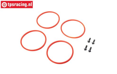 LOS-3693 LOSI 5IVE-T Schokdemper O-ring, set