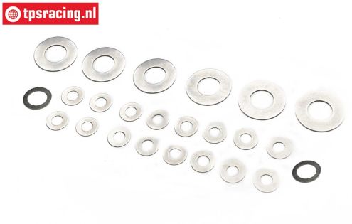 LOS-3963 LOSI 5IVE-T Stalen pasringen, set