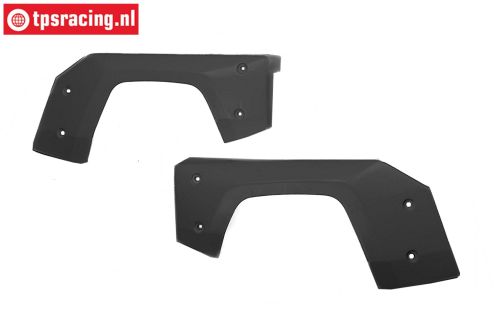 LOS-4009 LOSI 5IVE-T 3.0 Spatbord achter zwart, set