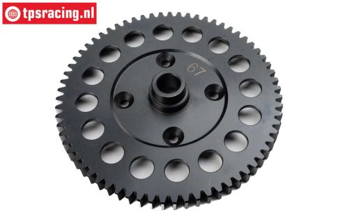 LOS-3681 LOSI 5IVE-T 3.0 Center Diff. Tandwiel 67T, 1 st.