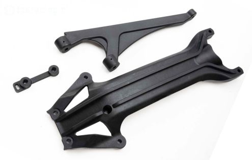 LOS-3680 LOSI 5IVE-TE 3.0 Chassis brace voor, set