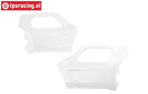 LOS-3695 LOSI 5IVE-T 3.0 Deur links-rechts wit, set