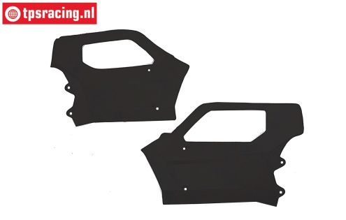 LOS-4003 LOSI 5IVE-T 3.0 Deur links-rechts Zwart, set