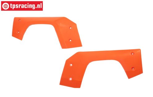 LOS-4011 LOSI 5IVE-T 3.0 Spatbord achter Oranje, set