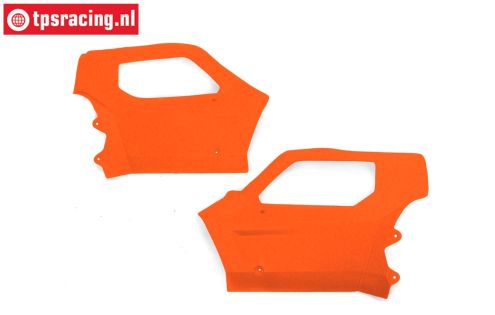 LOS-4005 LOSI 5IVE-T 3.0 Deur links-rechts Oranje, set