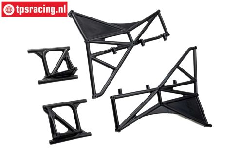 LOS-3629 LOSI 5IVE-T 3.0 Rol kooi Spatbord & achterdeel, set