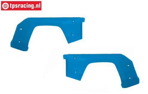 LOS-4010 LOSI 5IVE-T 3.0 Spatbord achter Blauw, set