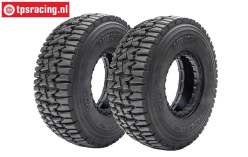 PRO1035400 LOSI 5IVE-T 3.0 Mirage TT banden Hard, 2 st.
