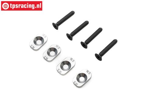 LOS-3664 LOSI 5IVE-TE 3.0 Motor plaatjes 16,5/17,5~67T, set