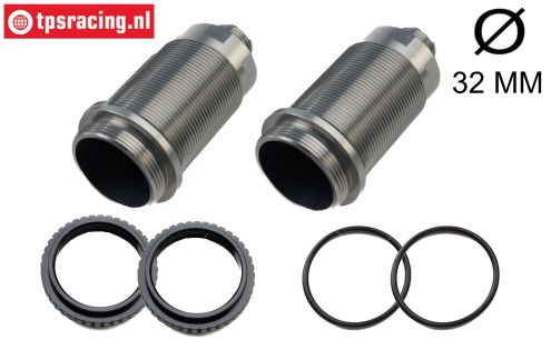 LOS-3656 LOSI 5IVE-T 3.0 Schokdemper huis Ø32-L82 mm, set