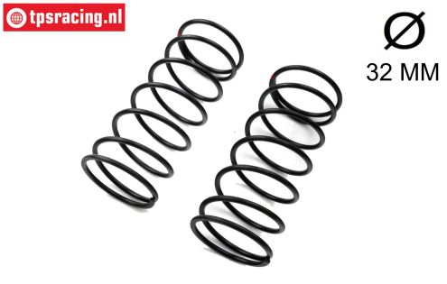 LOS-3736 LOSI 5IVE-T Schokd. veer voor Rood Ø32-Ø3,3 mm, 2 st.