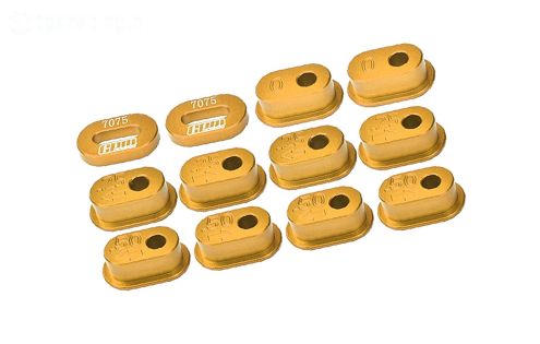 MX010-GD PROMOTO Alu-Ketting spanner goud, set