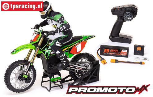 LOS06002 Promoto-MX RC Motor Groen Pro Circuit RTR