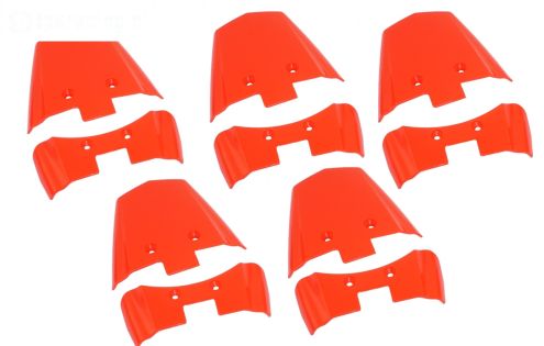 LOS-3270 PROMOTO Spatbord achter Rood, Set