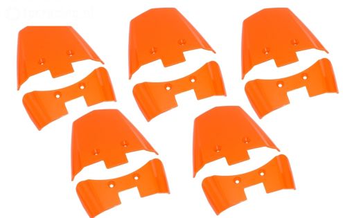 LOS-3262 PROMOTO Spatbord achter Oranje, Set
