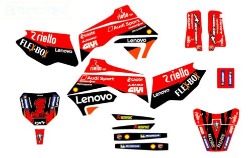 CS0980/32 PROMOTO stickers Ducati Bagnaia, set