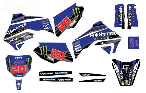 CS0980/12 PROMOTO stickers Yamaha Quartararo, set