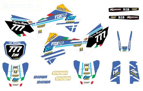 CS0980/64 PROMOTO stickers TM Racing, set