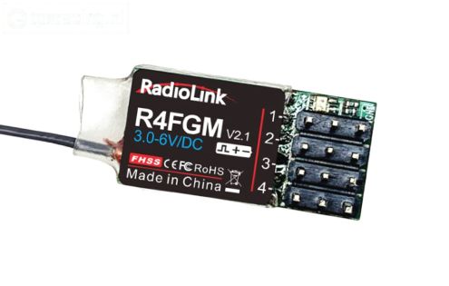 RADIOLINK R4FGM V2.1 2.4 Gig.MINI ontvanger, 1 st.