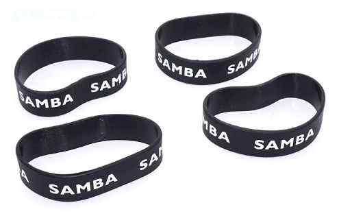 SAM4810Z Samba uitlaat ringen Ø60-Ø70 Zwart, 4 st.