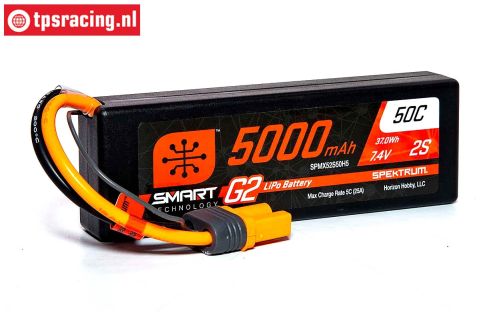 SPMX52S50H5 LIPO 7.4V 5000mAh 2S 50C Smart, 1 st.
