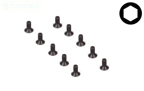 TLR245010 TLR Inbus verzonken M4-L10 mm, 10 st.